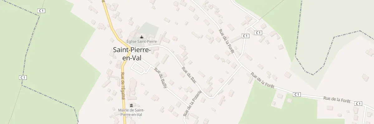 Plan du 5023 St Pierre en Val à Saint-Pierre-en-Val