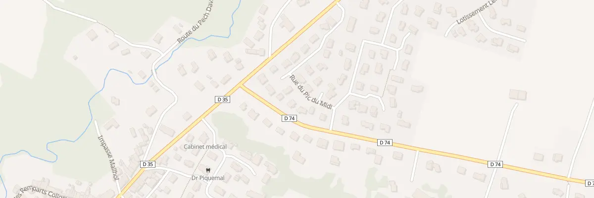 Plan du 7 Rue du Pic du Midi à Venerque