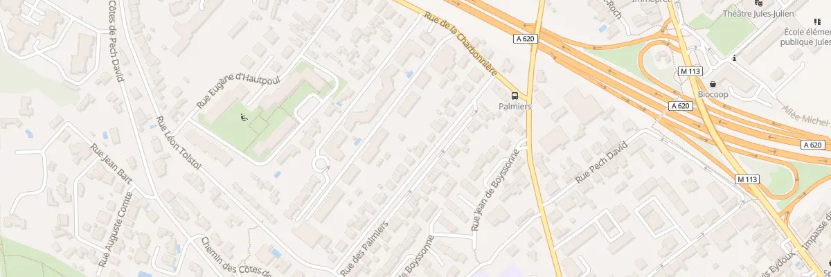 Plan du 18 Rue des Palmiers à Toulouse