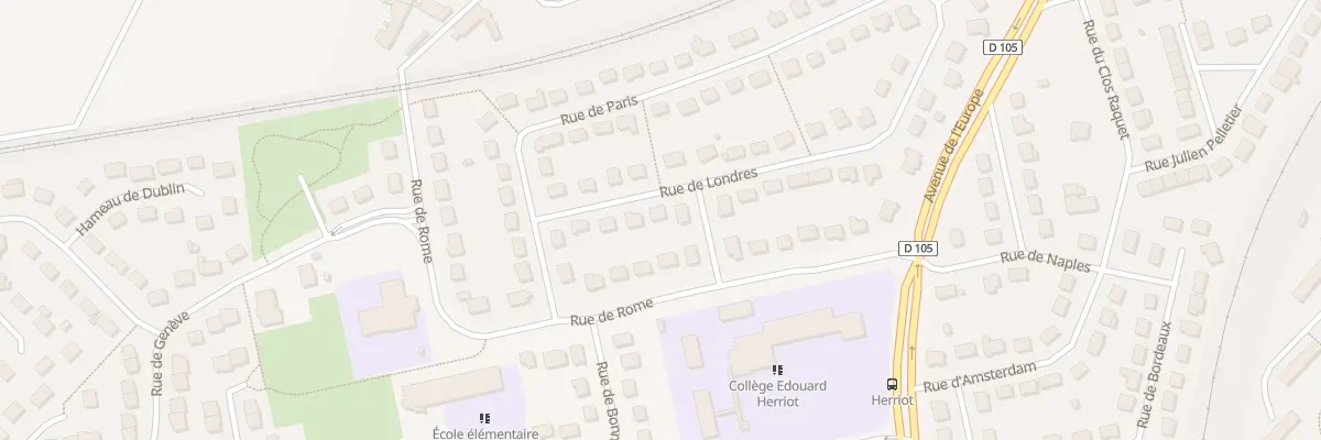 Plan du 10 Rue de Londres à Lucé