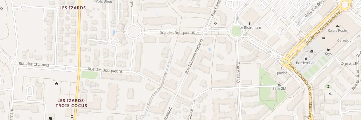 Plan du 160 Rue Edmond Rostand à Toulouse