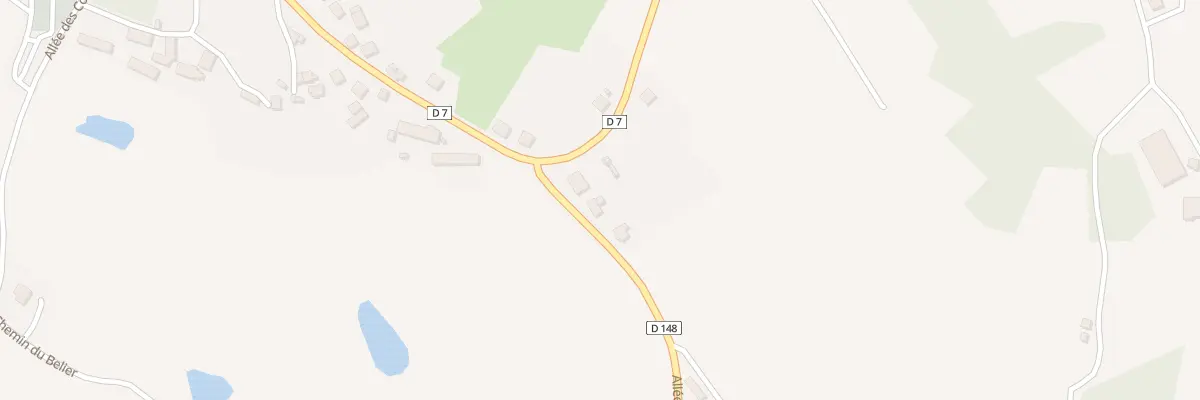 Plan du 1 All de la Recheze à Troche