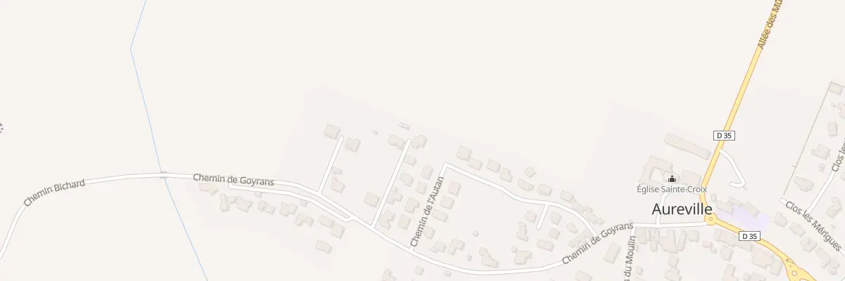 Plan du 30 Chem de L’Autan à Aureville