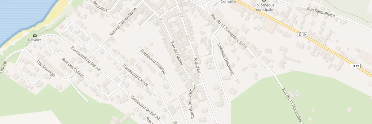 Plan du 71 Rue du Hamel à Ault
