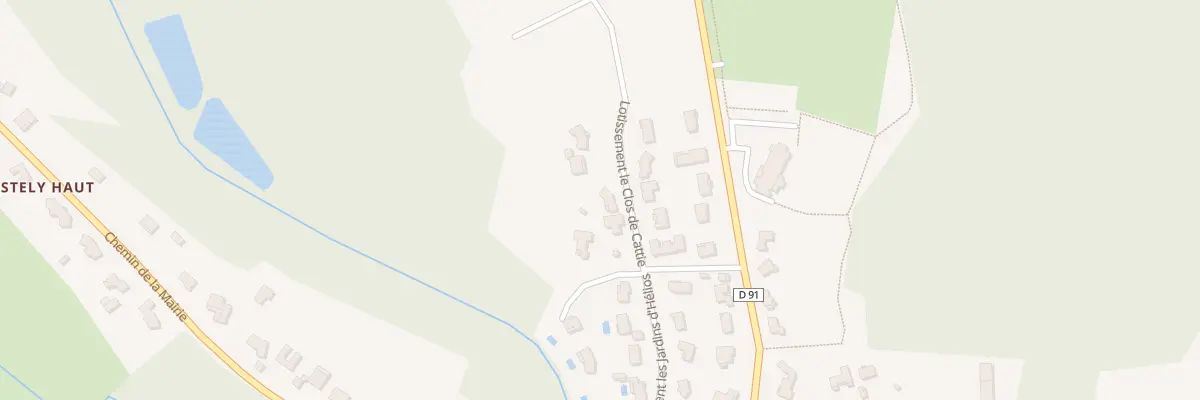 Plan du 13 Lot Le Clos de Cattie à Léojac