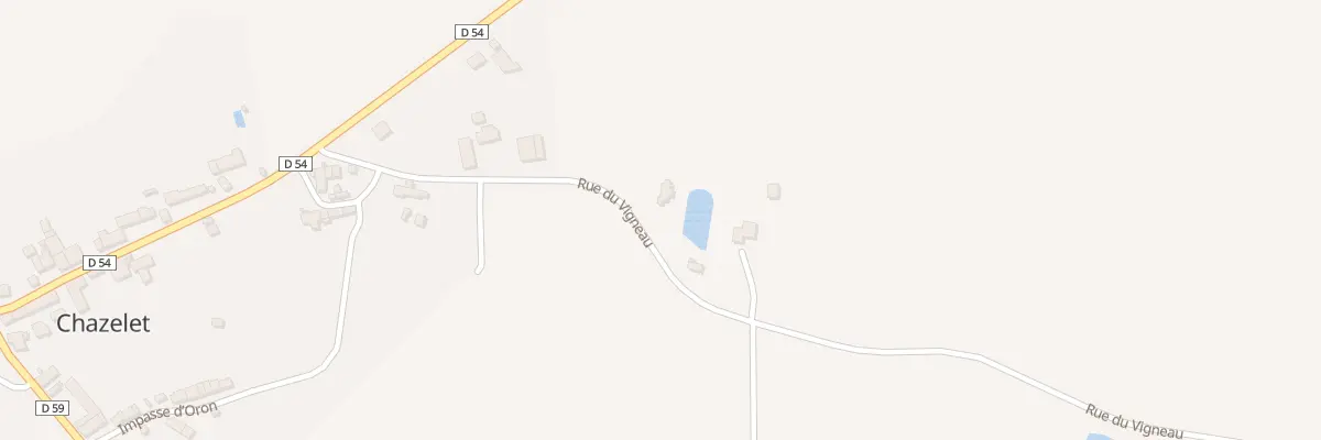 Plan du 4 Rue du Vigneau à Chazelet