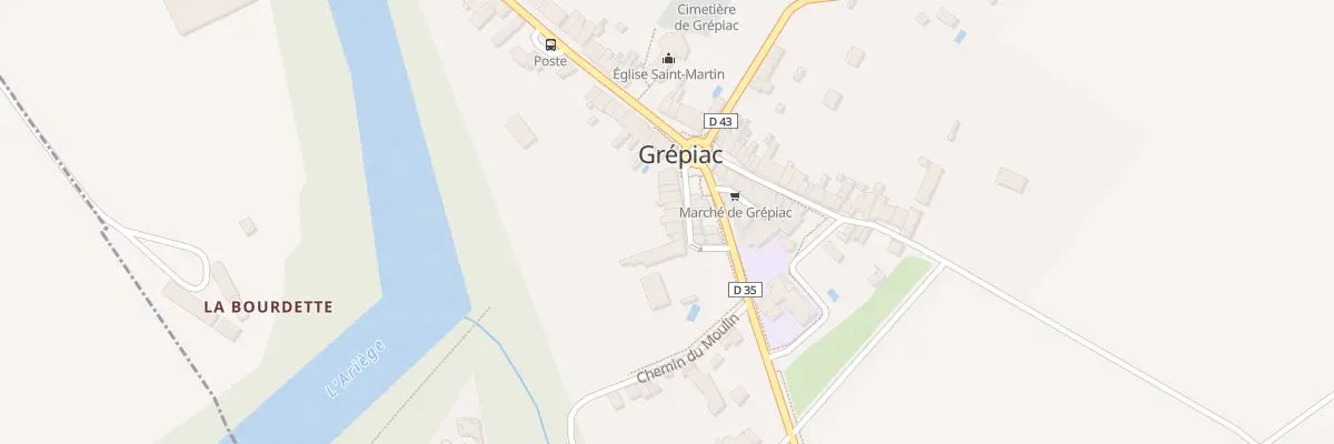 Plan du 12 Rue des Acacias à Grépiac