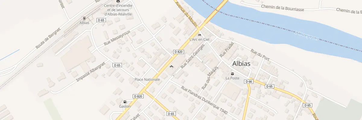 Plan du 167 Rte de Paris à Albias