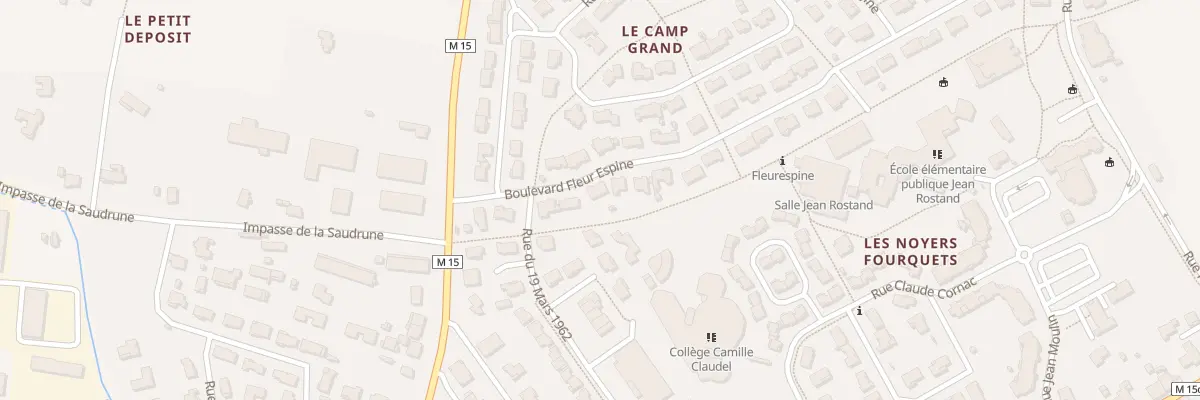 Plan du 38 Bd Fleur Espine à Launaguet