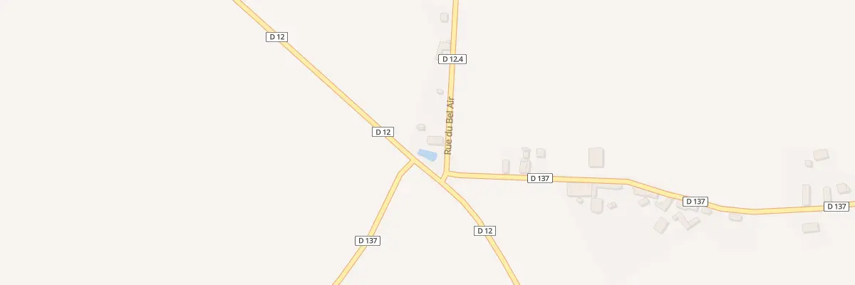Plan du 1 Rue de Bel Air à La Bourdinière-Saint-Loup