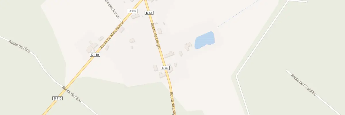 Plan du 11 Rte de Lorges à Saint-Laurent-des-Bois