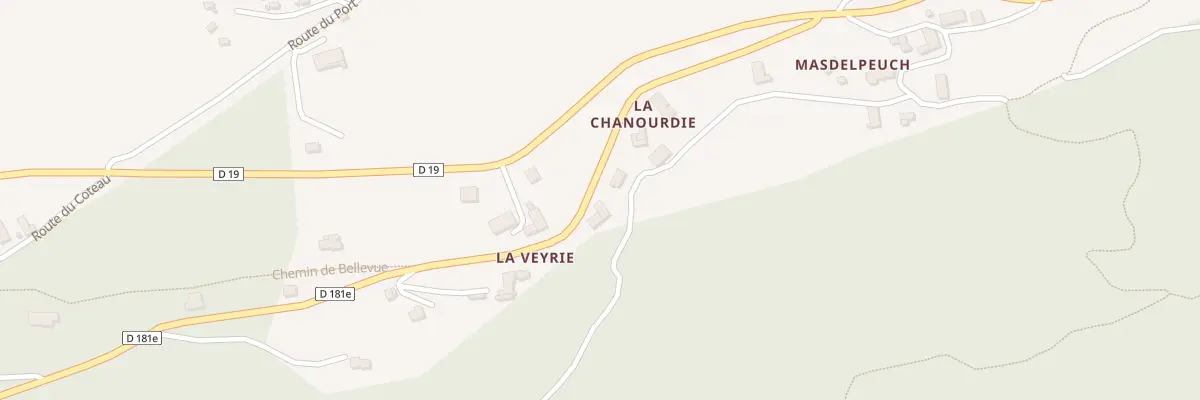 Plan du 277 Rte Du Chateau De Couzage à Chasteaux