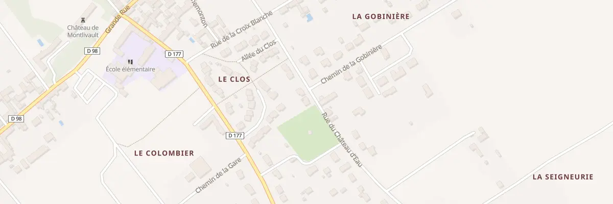Plan du 7 Rue du Château d’Eau à Montlivault