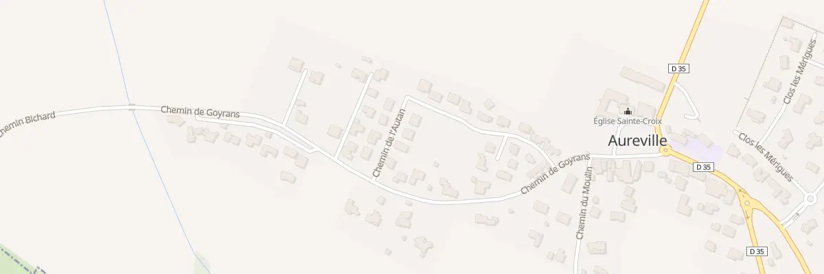 Plan du 625F Lot Bichard à Aureville