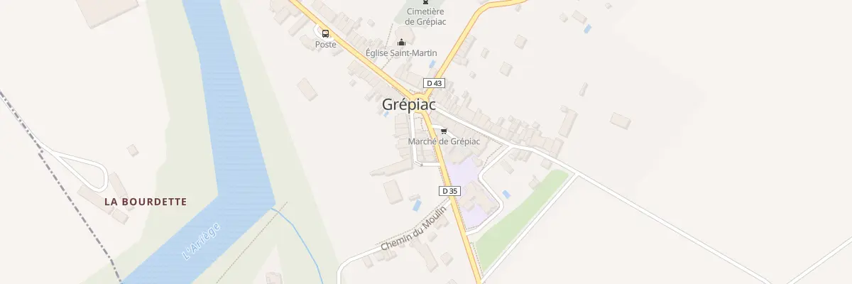 Plan du 1 Rue des Acacias à Grépiac