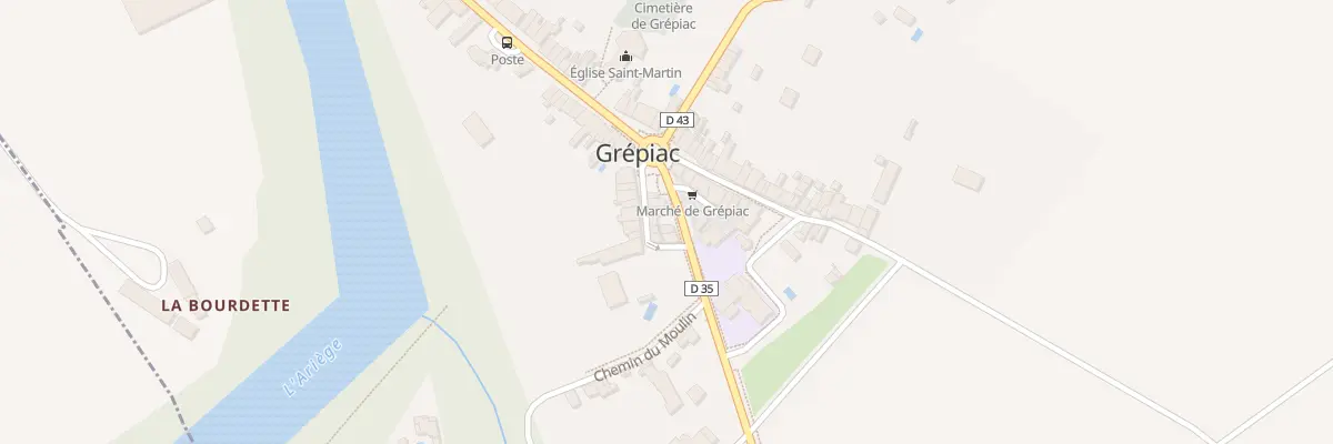 Plan du 3 Rue des Acacias à Grépiac