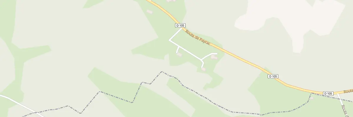 Plan du 78 Rte de Payrac à Nadaillac-de-Rouge