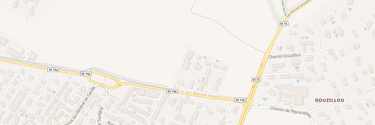 Plan du 81 Rte de Pechbonnieu à Castelginest