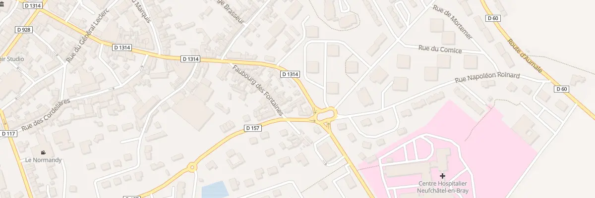 Plan du 3 Rue des Fontaines à Neufchâtel-en-Bray