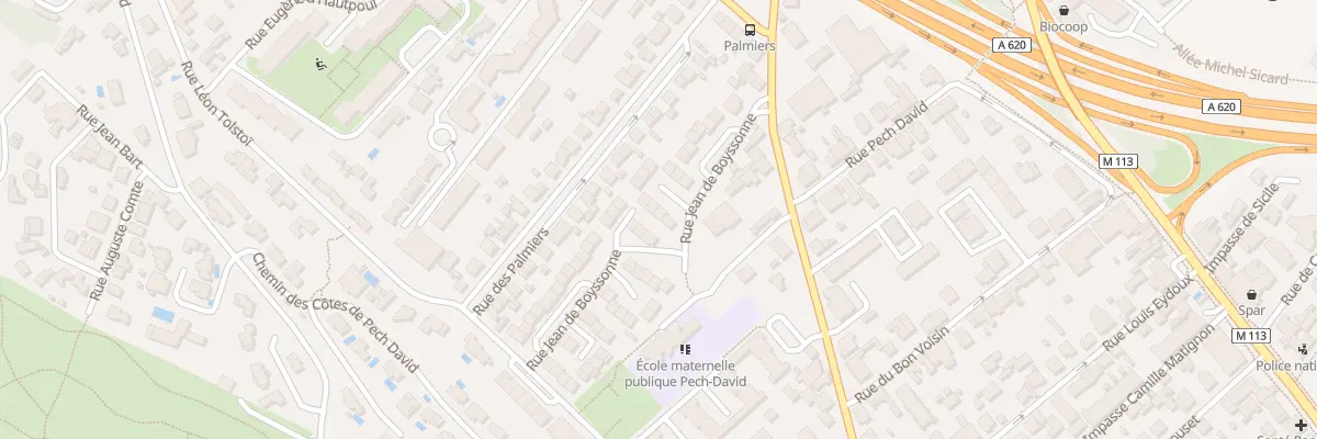 Plan du 32 Rue Boyssonne à Toulouse