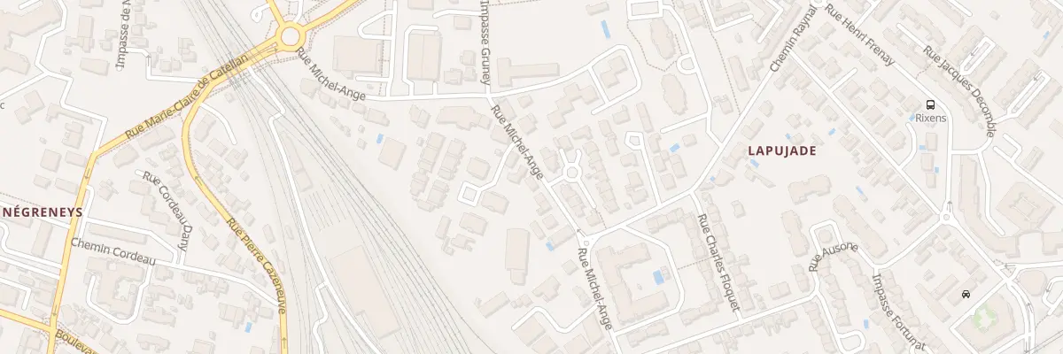 Plan du 45B Rue Michel Ange à Toulouse