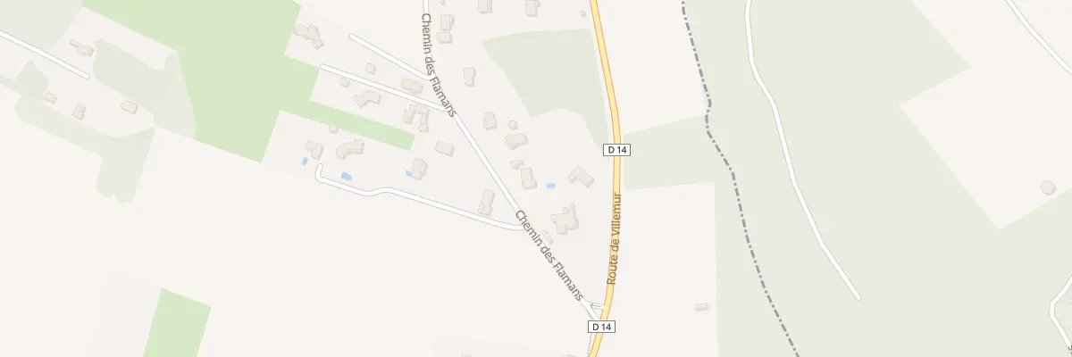 Plan du 140 Che des Flamans à Villeneuve-lès-Bouloc