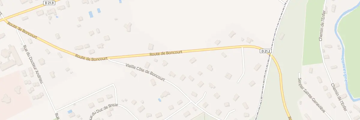 Plan du 16 Rte de Boncourt à Anet