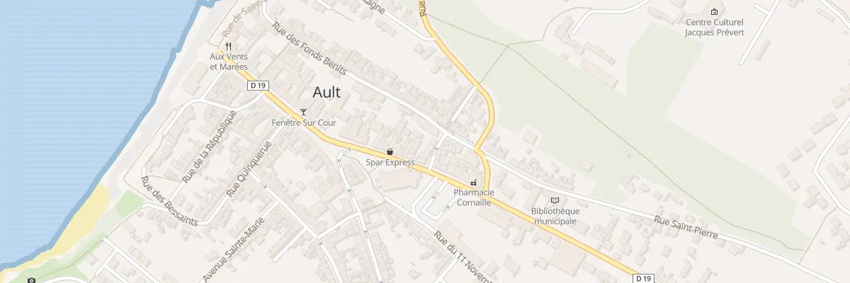 Plan du 45 Grande Rue à Ault