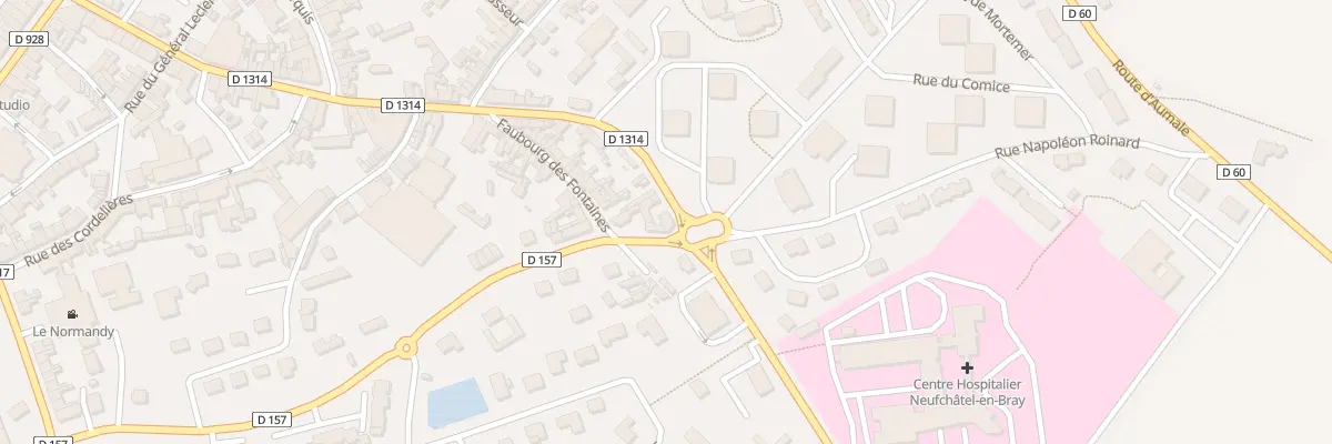 Plan du 1 Rue des Fontaines à Neufchâtel-en-Bray