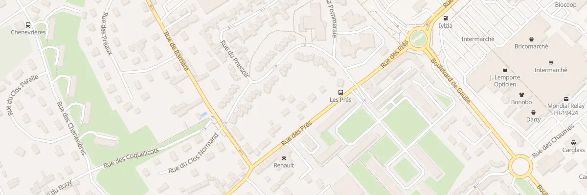 Plan du 13 Rue des Prés à Saint-Marcel