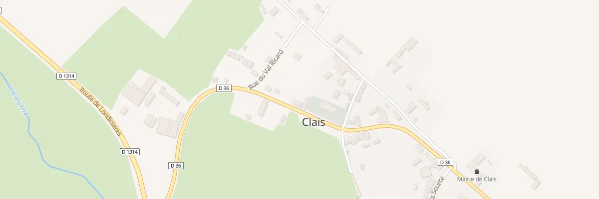 Plan du 5071 Le Bourg à Clais