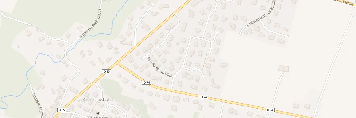 Plan du 3 Rue du Pic d’Aneto à Venerque