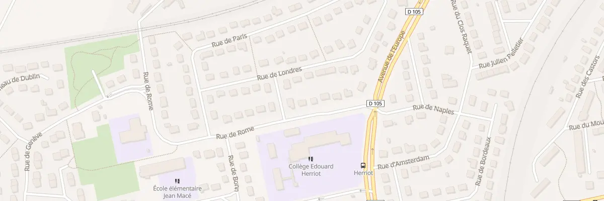 Plan du 12 Rue de Rome à Lucé