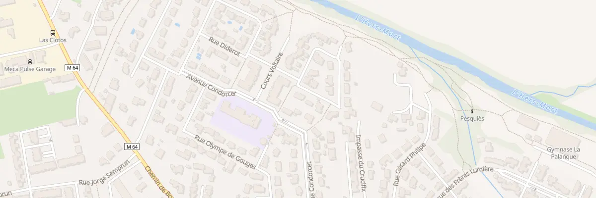 Plan du 50 Rue Abbe Gregoire à Launaguet