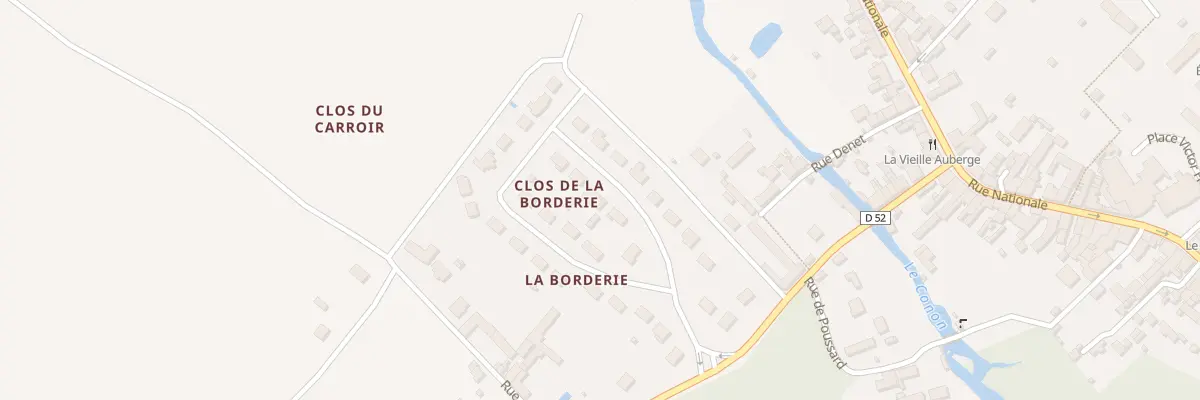 Plan du 3 Rue du Clos de la Borderie à Cour-Cheverny