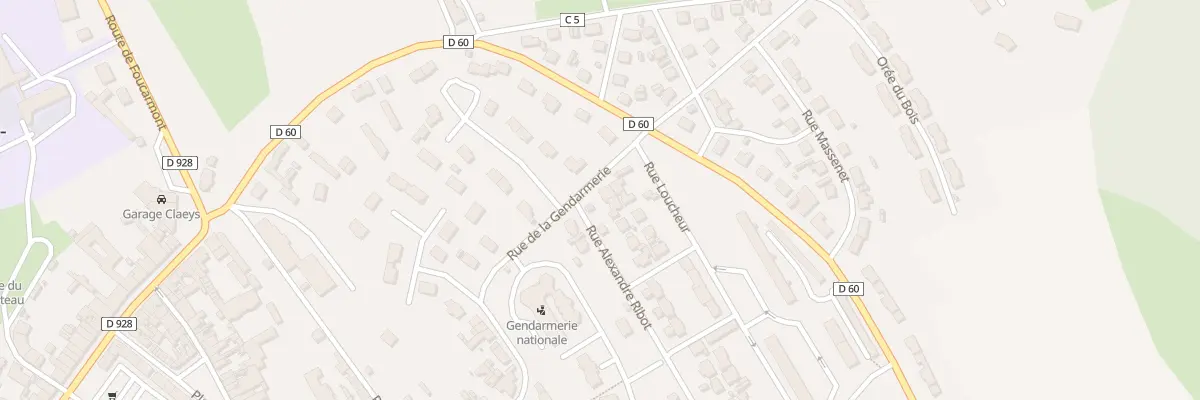 Plan du 22 Rue Alexandre Ribot à Neufchâtel-en-Bray