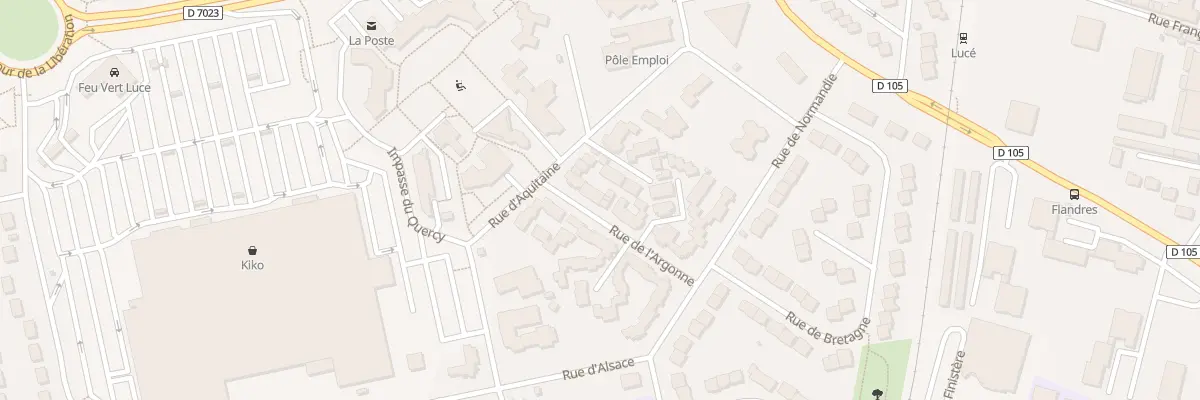 Plan du 12 Rue de l’Argonne à Lucé