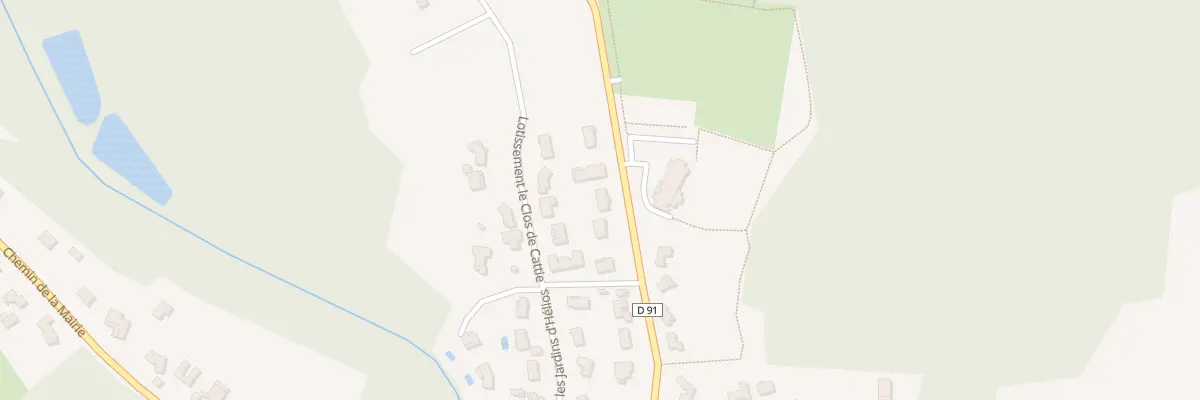 Plan du 3 Lot Le Clos de Cattie à Léojac