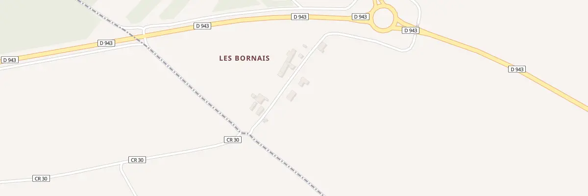 Plan du 5 Les Bornais à Saint-Lactencin