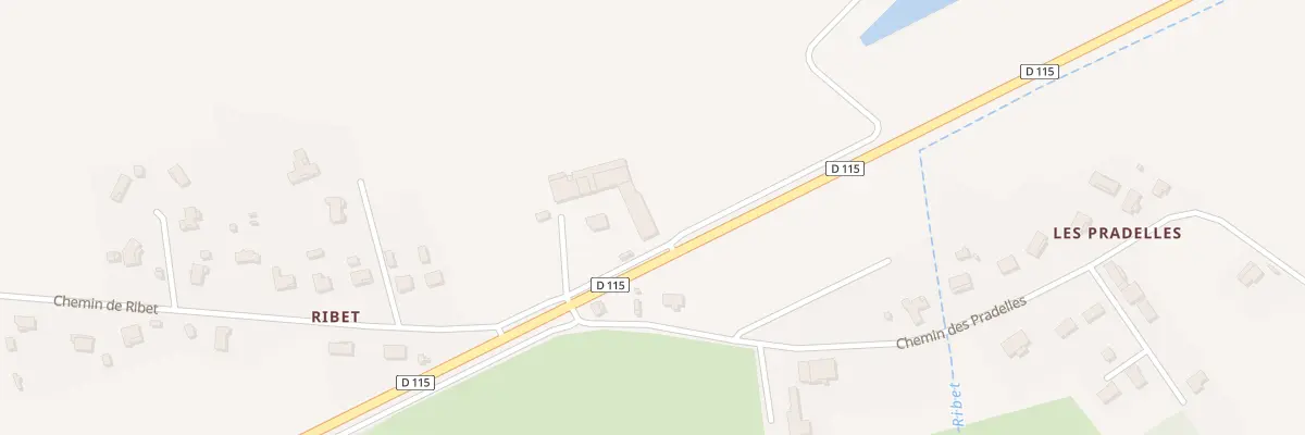 Plan du 850 Che de Ribet à Montpezat-de-Quercy