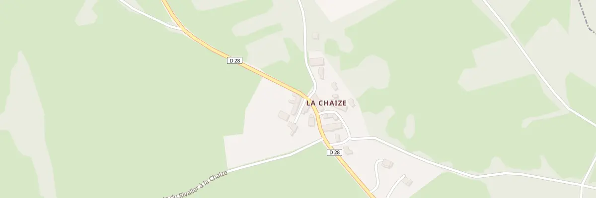 Plan du 2 La Chaize à Bersac-sur-Rivalier