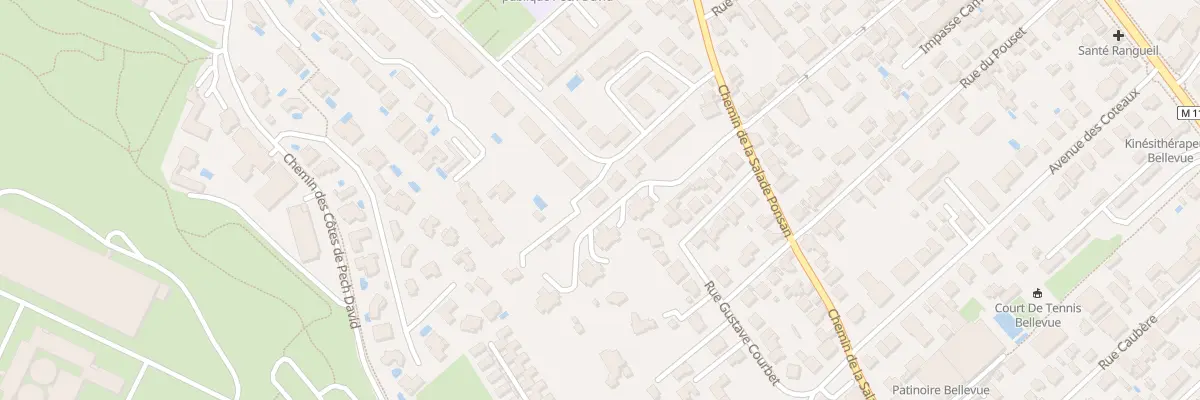 Plan du 21 Rue Lefranc de Pompignan à Toulouse