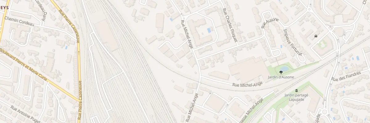 Plan du 27 Rue Michel Ange à Toulouse