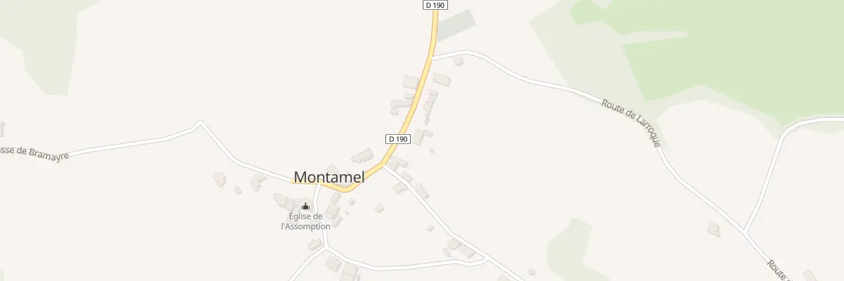 Plan du 5022F Montamel à Montamel