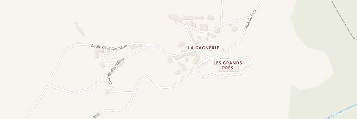 Plan du 5249E La Gagnerie à Glanges