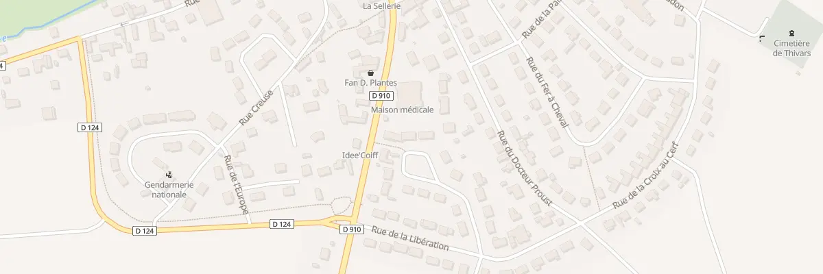 Plan du 20 Rue des Catalpas à Thivars