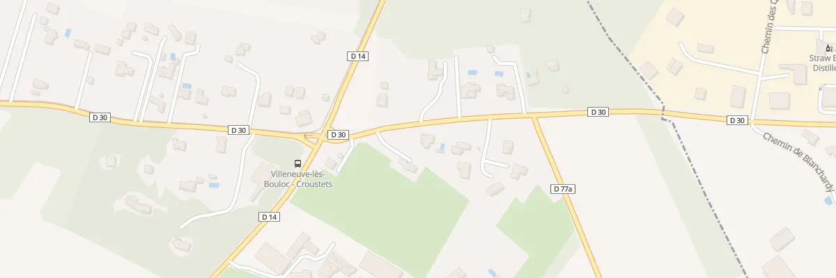Plan du 142 Rte de Vacquiers à Villeneuve-lès-Bouloc