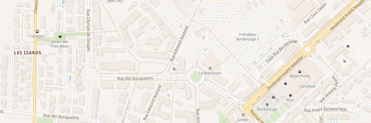 Plan du 121 Rue Edmond Rostand à Toulouse