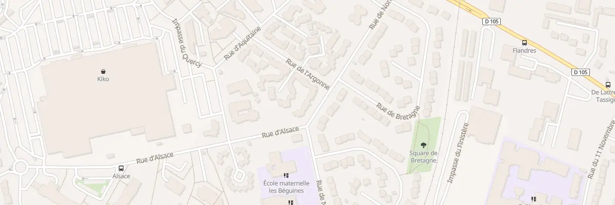 Plan du 12 Rue de Normandie à Lucé