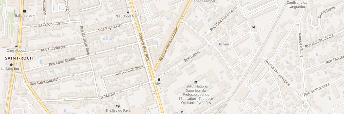 Plan du 11 Rue Capus à Toulouse